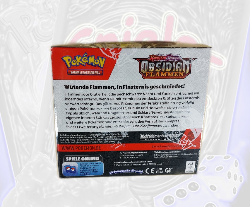 Pokemon Display Obsidian Flammen Obsidianflammen 36 deutsch