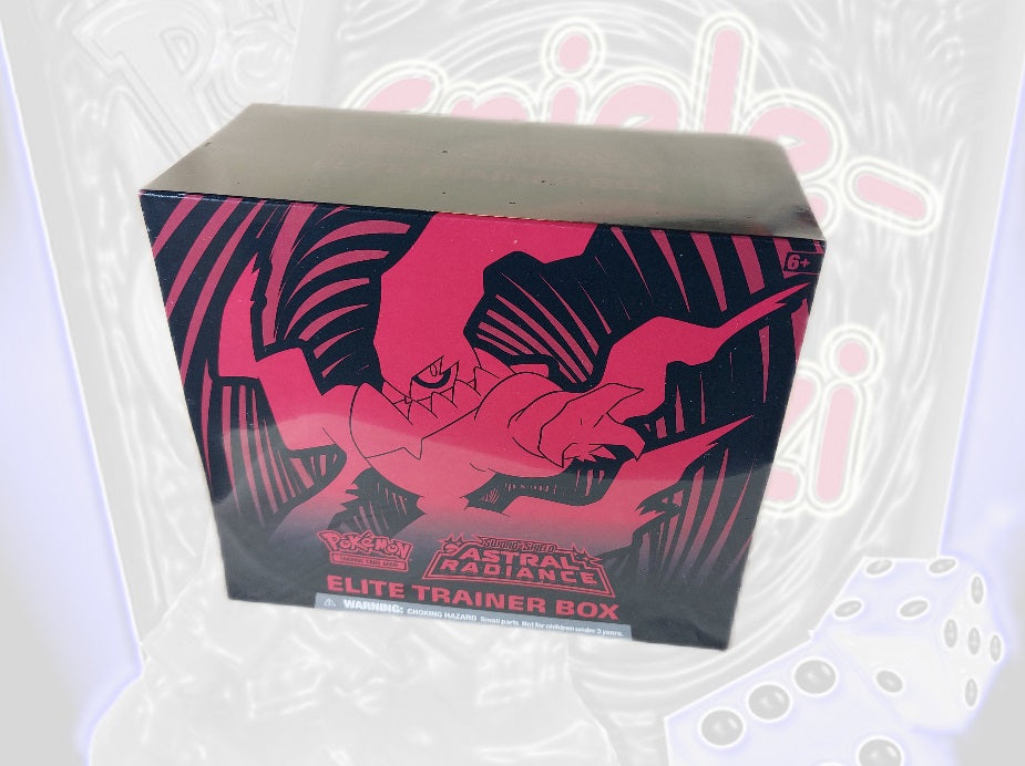 Astral Radiance Pokemon ETB englisch Booster Sleeve Würfel elite Trainer Box