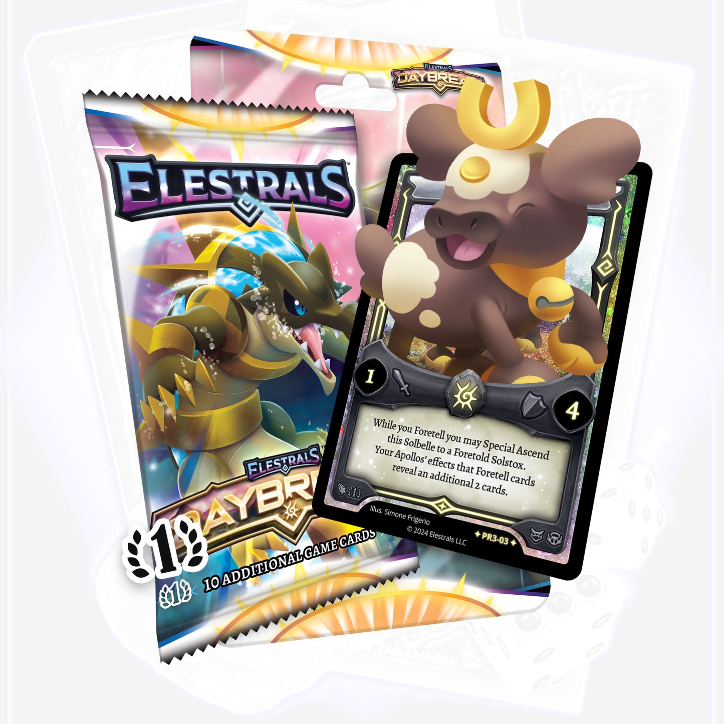 Elestrals Daybreak Blister Pack mit Stellar Solbelle (EN)