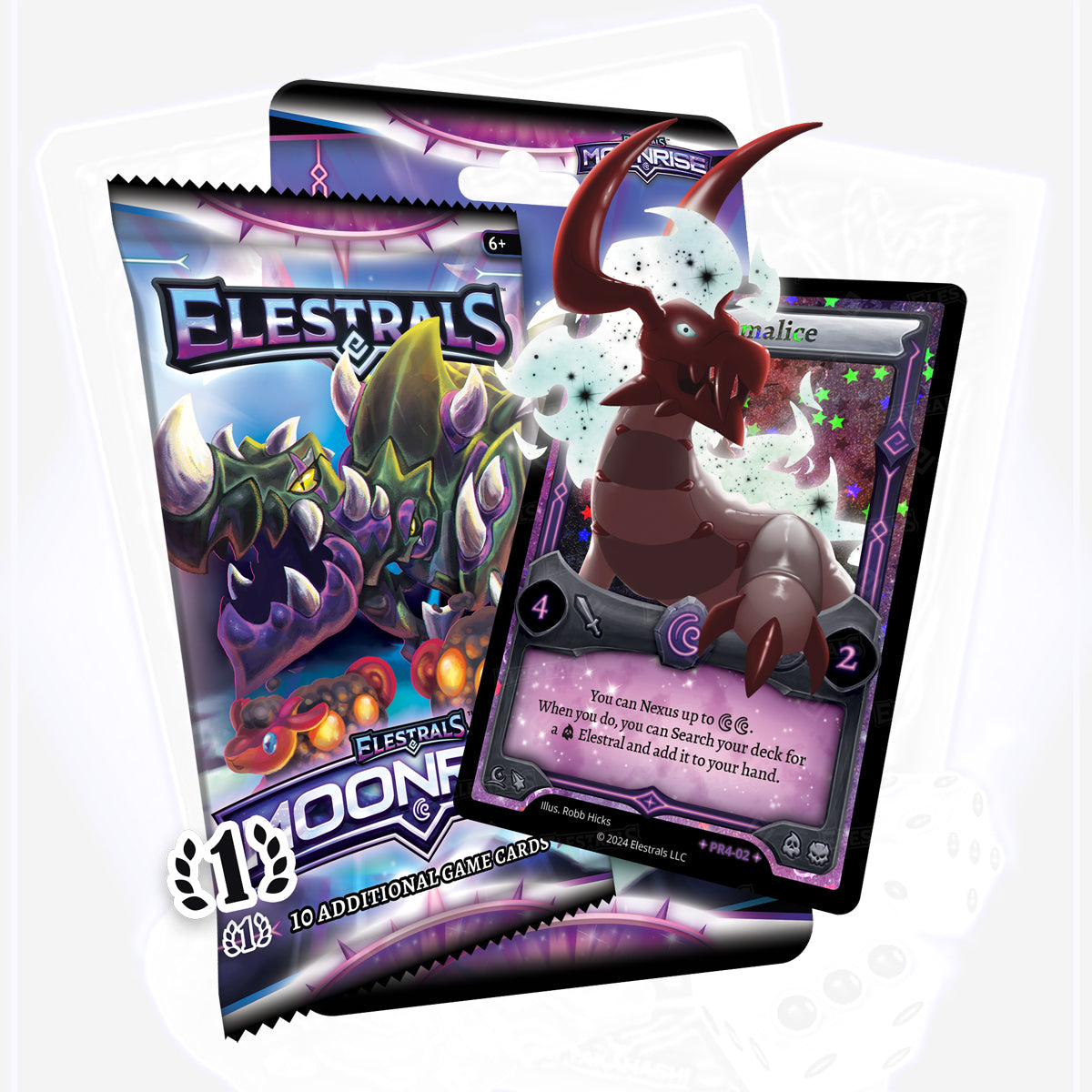 Elestrals Moonrise Blister Pack mit Stellar Komalice (EN)