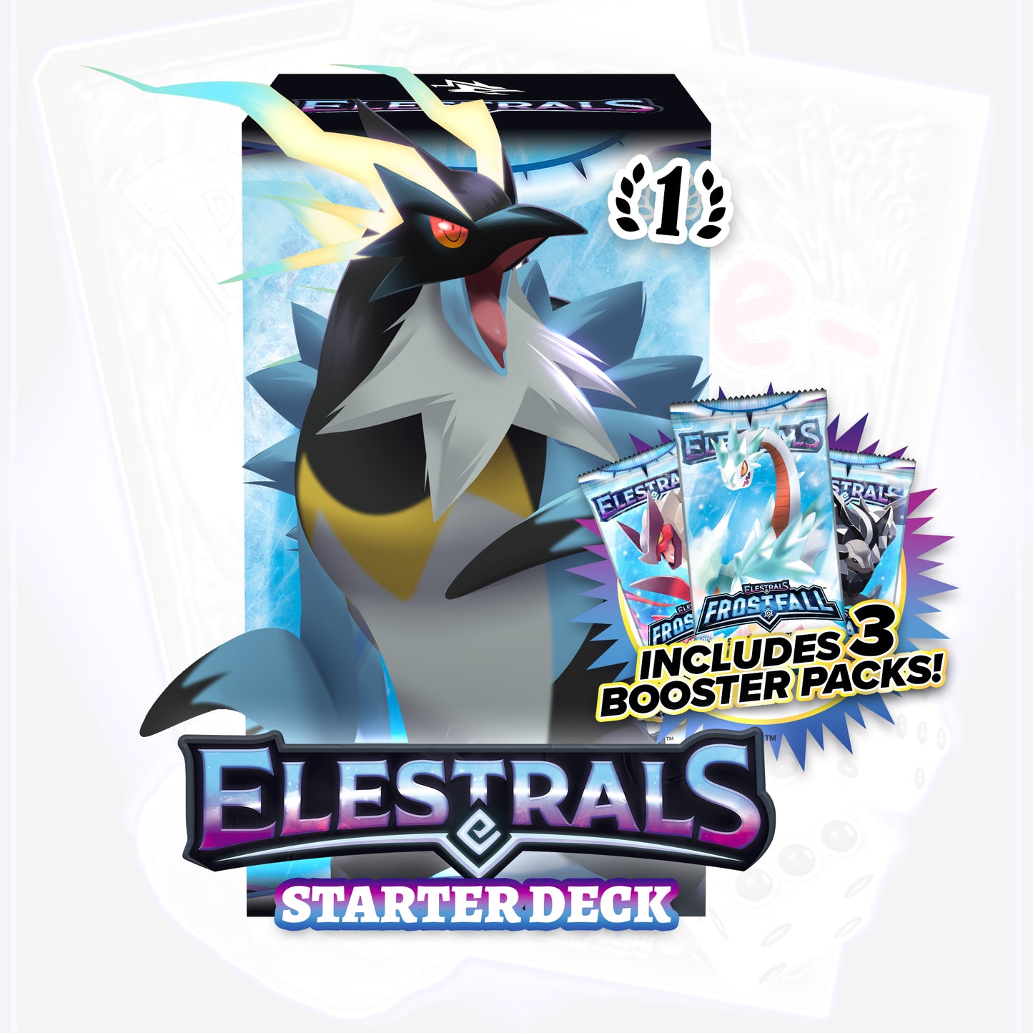 Elestrals Frostfall Starterdeck Emperowatt mit 3 Booster Packs (EN)