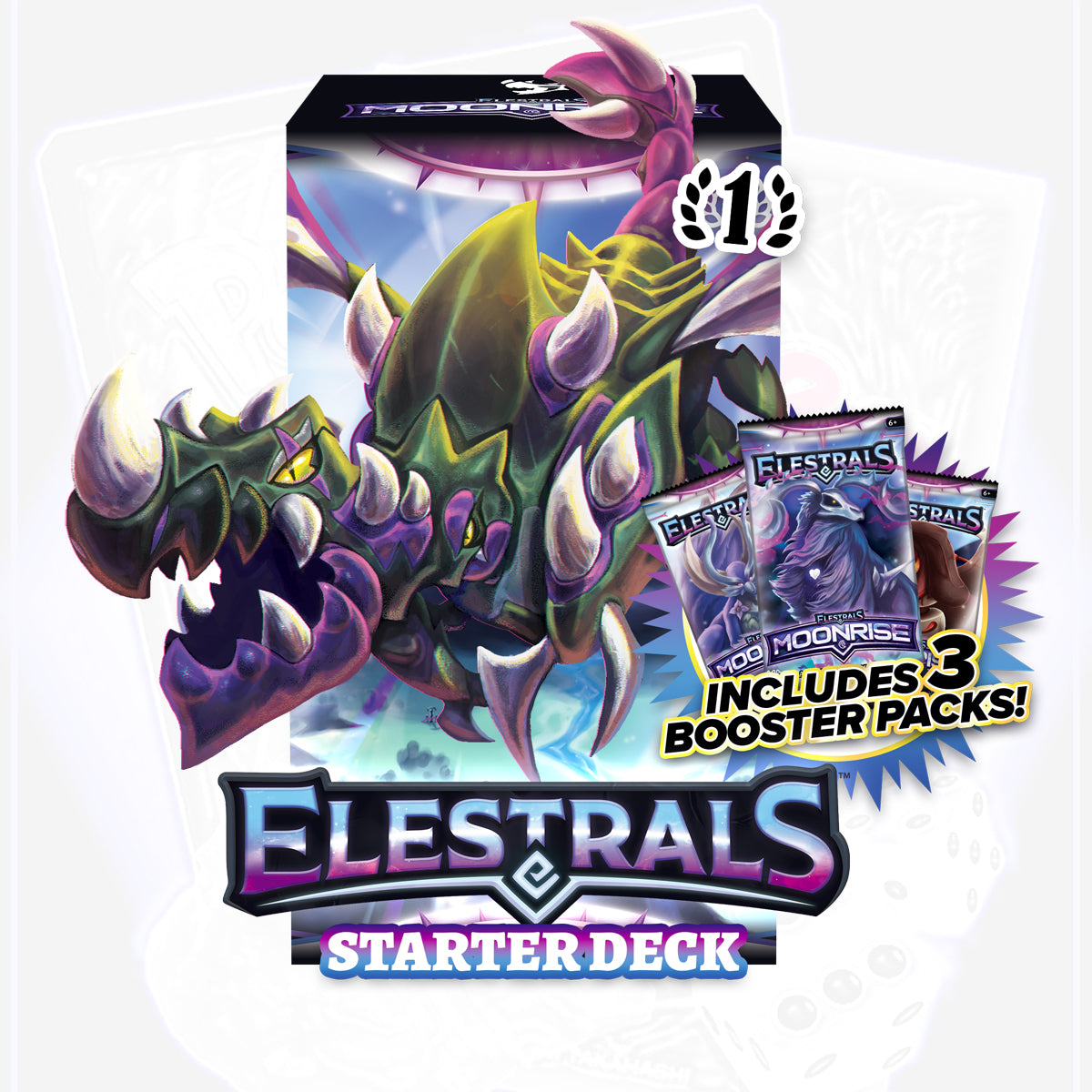 Elestrals Moonrise Starterdeck Fulgoryx mit 3 Booster Packs (EN)