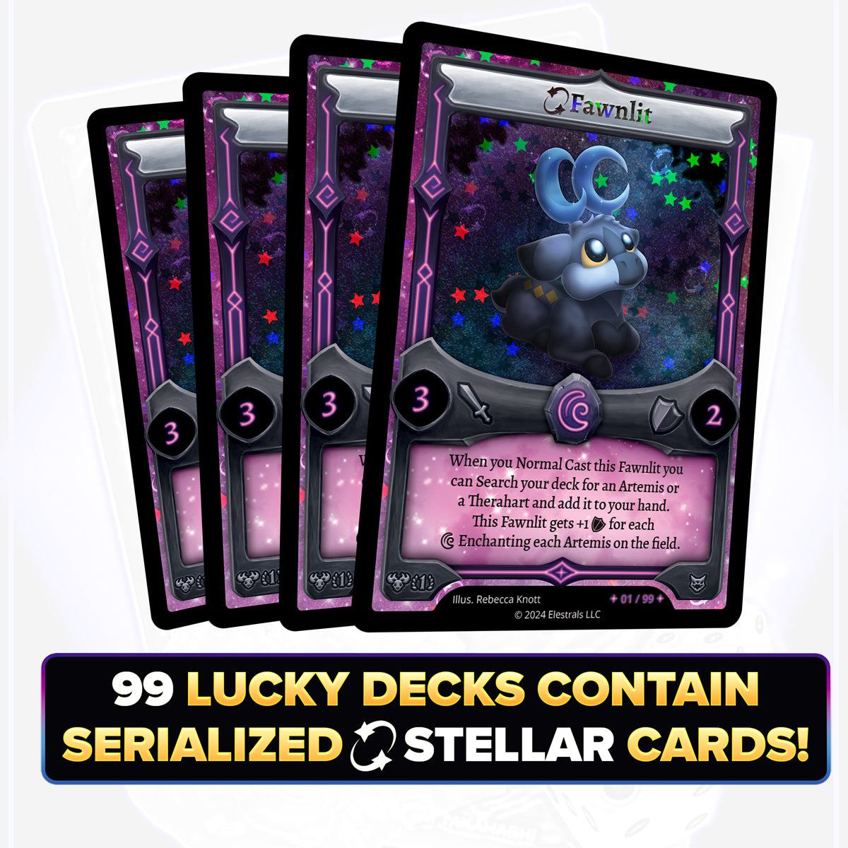 Elestrals Moonrise Starterdeck Posthumoose mit 3 Booster Packs (EN)