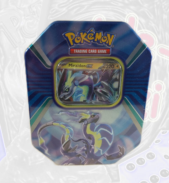 Paldea Legends Tin Miraidon ex SVP Booster Pokemon