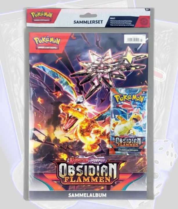 Pokémon Sammlerset Obsidianflammen Sammelalbum (DE) KP03 OBF