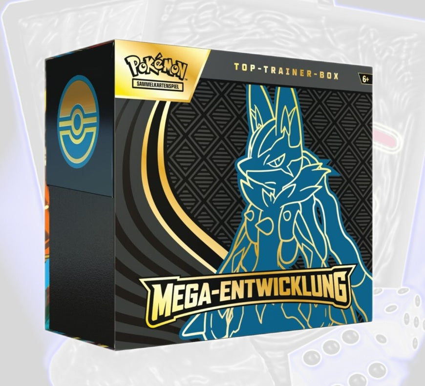 Pokémon Mega Entwicklung Lucario Top-Trainer Box TTB (DE) MEG ME01