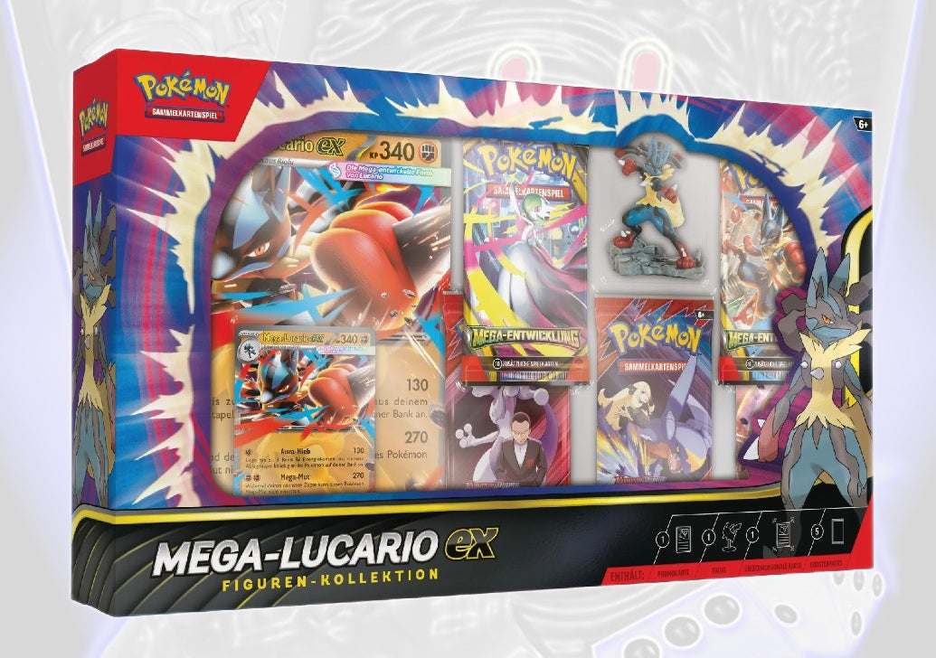 Pokémon Lucario ex Figuren-Kollektion Box (DE) MEP