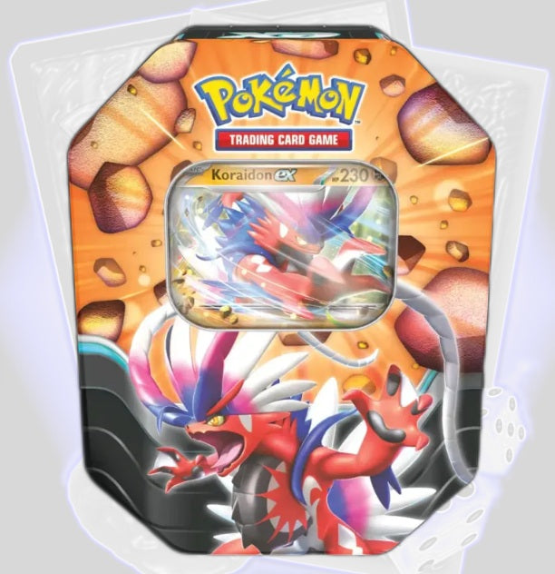 Pokemon schlagkräftige Legenden Koraidon ex Tin 121 Sommer 2025 (DE)