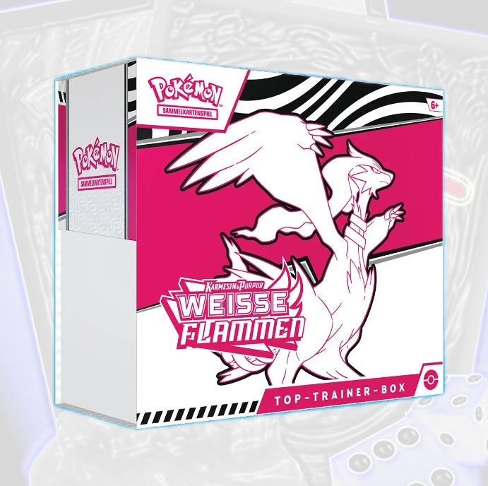 Pokémon weisse Flammen Top-Trainer Box Reshiram TTB (DE) KP10.5 WHT