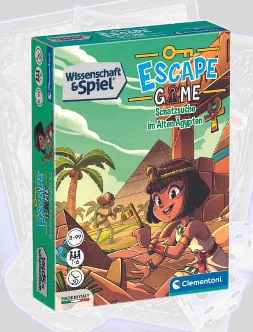 Clementoni 81115 - Escape Game: Schatzsuche im Alten Ägypten
