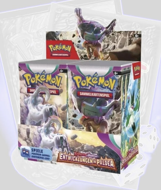 Pokémon Entwicklungen in Paldea 36 Booster Display (DE) KP02