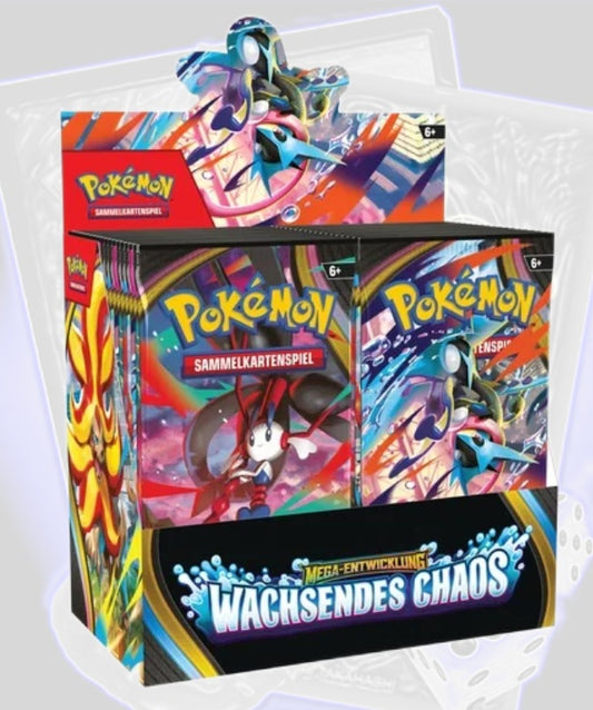 Pokémon wachsendes Chaos 36 Booster Display (DE) CRI ME04