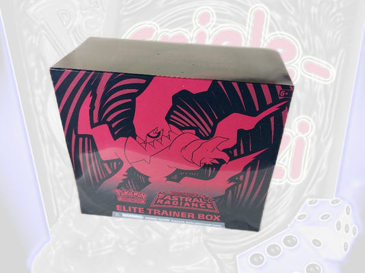 Astral Radiance Pokemon ETB englisch Booster Sleeve Würfel elite Trainer Box