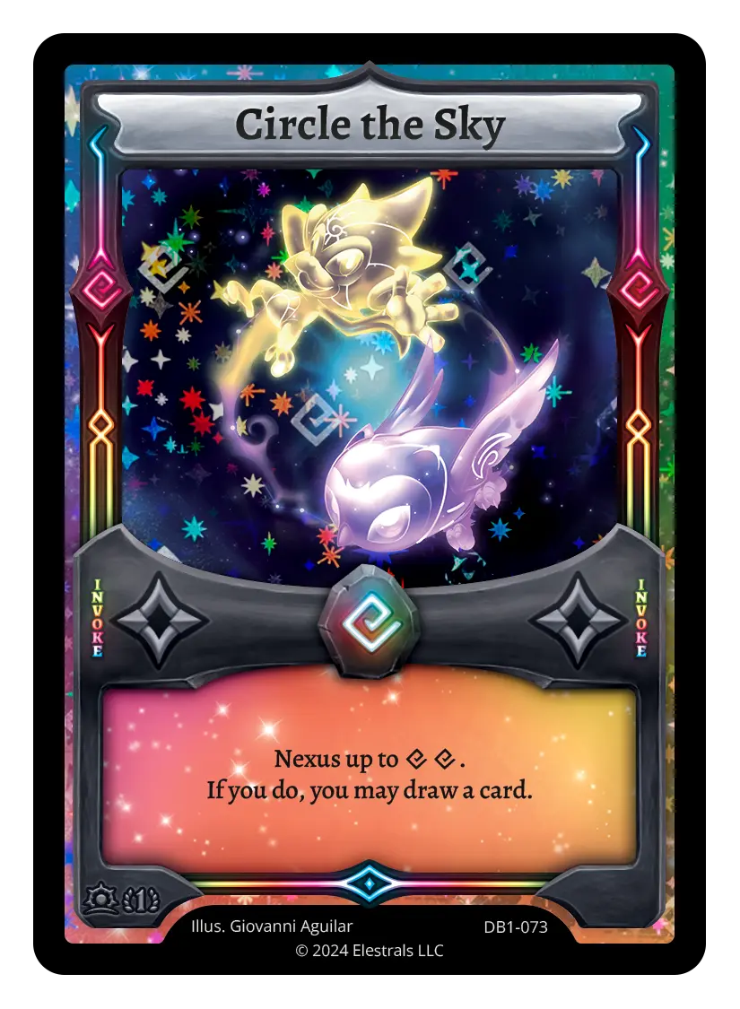Elestrals Circle the Sky DB1-073 Holo