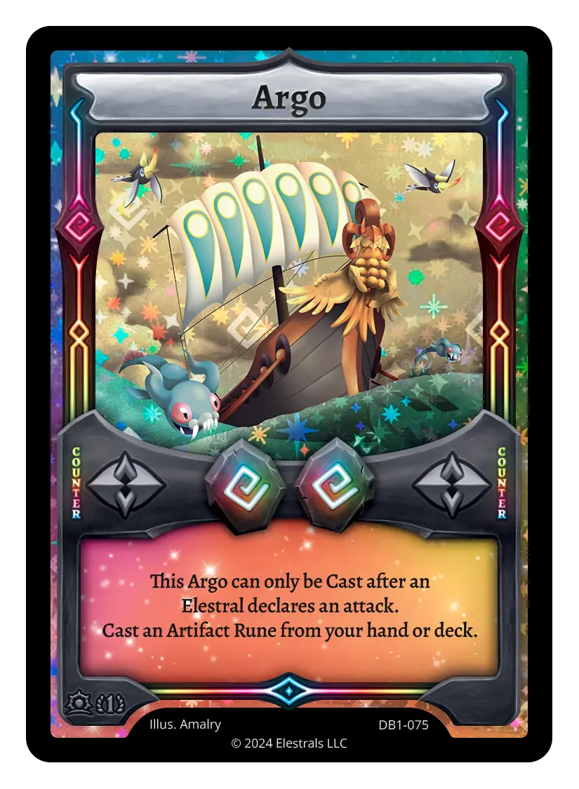 Elestrals Argo DB1-075 Holo