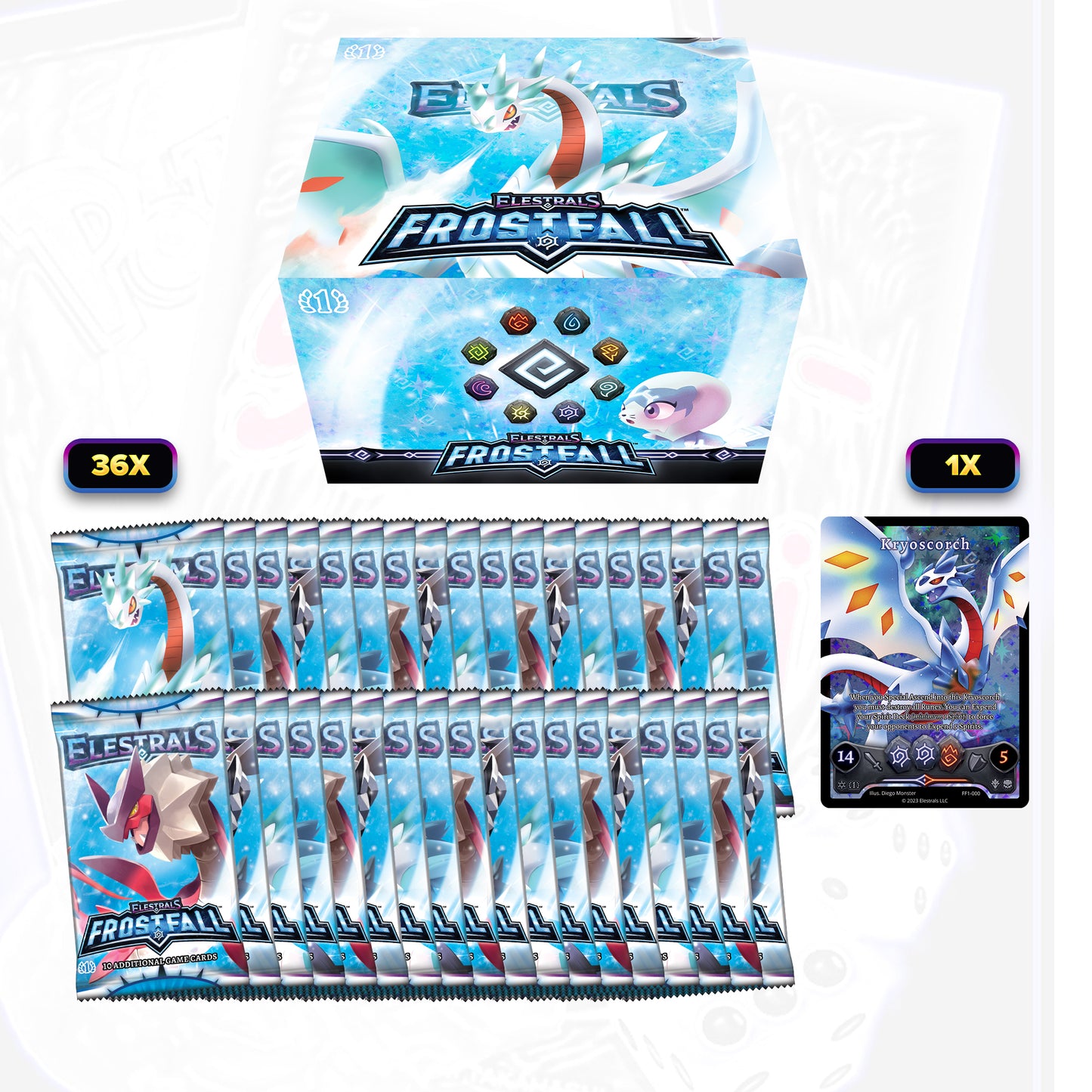 Elestrals Frostfall 36 Booster Box Display (EN)