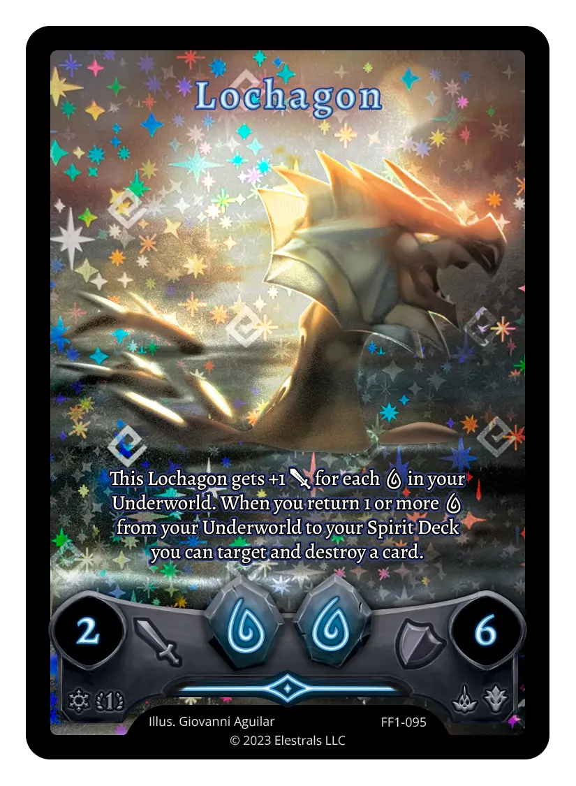 Elestrals Lochagon FF1-095 Holo Full Art