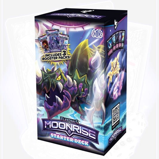Elestrals Moonrise Starterdeck  Fulgoryx mit 3 Booster Packs (EN)