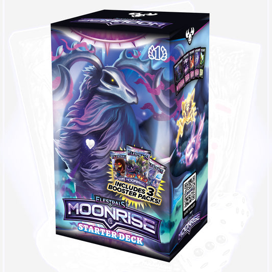 Elestrals Moonrise Starterdeck  Posthumoose mit 3 Booster Packs (EN) 