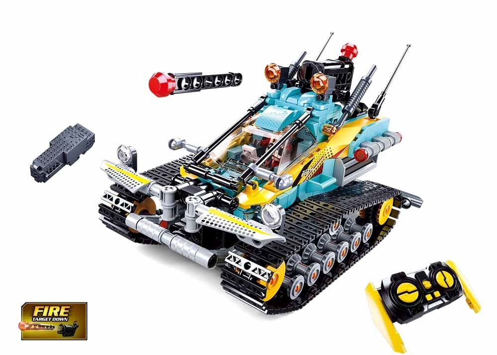 Sluban Power Bricks - Scorpion R/C Raupenfahrzeug mit Fernsteuerung M38-B1021