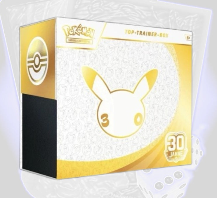 Pokémon 30 Jahre Anniversary Top-Trainer Box TTB (DE) 30C