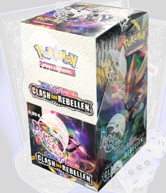 Pokémon Clash der Rebellen 18 Booster Display RCL (DE)