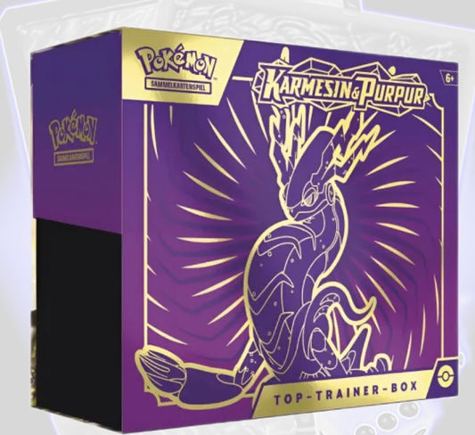 Pokémon Karmesin und Purpur Miraidon Top-Trainer Box TTB (DE) SVP