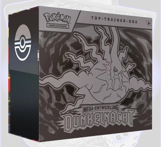 Pokémon Dunkelnacht Top-Trainer Box TTB (DE) PBL ME05