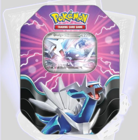 Pokemon Azur Legenden Dialga ex Tin 118 Frühjahr 2025 (DE)