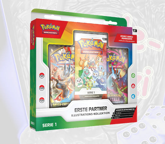 Pokémon erste Partner Illustrations-Kollektion Box Serie 1 30th Anniversary (DE) MEP
