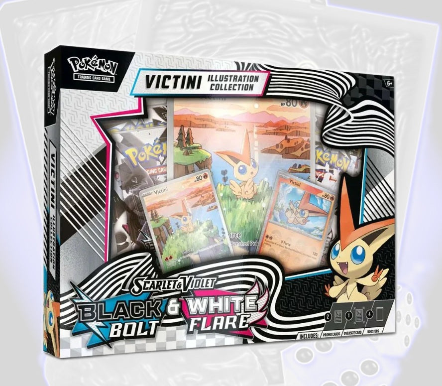 Pokemon Black Bolt & White Flare: Unova Victini Illustration Collection (EN) KP10.5 BLK WHT