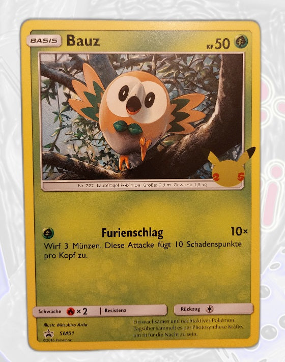 Pokemon XXL Karte Bauz SM01 Deutsch