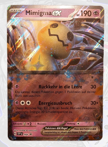 Pokemon XXL Karte Mimigma ex SVP 004 Deutsch