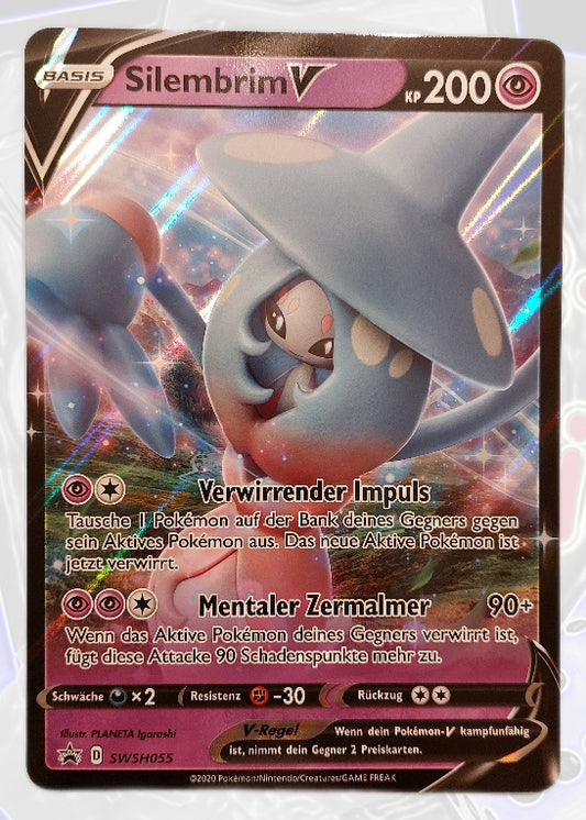 Pokemon XXL Karte Silembrim V SWSH055 Deutsch