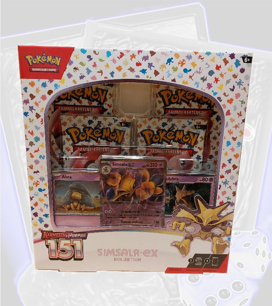 151 Simsala ex Kollektion Pokemon Booster deutsch