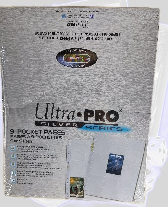 UltraPro 9-Pocket Silver Series 10 Stk.