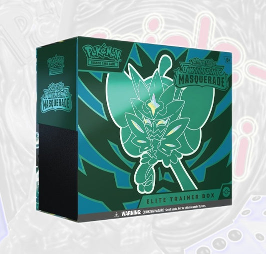 elite trainer box pokemon karten scarlet violet twilight masquerade englisch