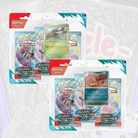 Pokémon Journey Together 3-Pack Blister (EN) - KP 09
