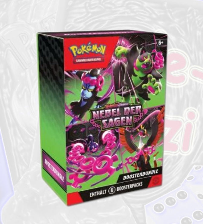 Pokémon Nebel der Sagen Booster Bundle (DE) KP06.5 SFA Display