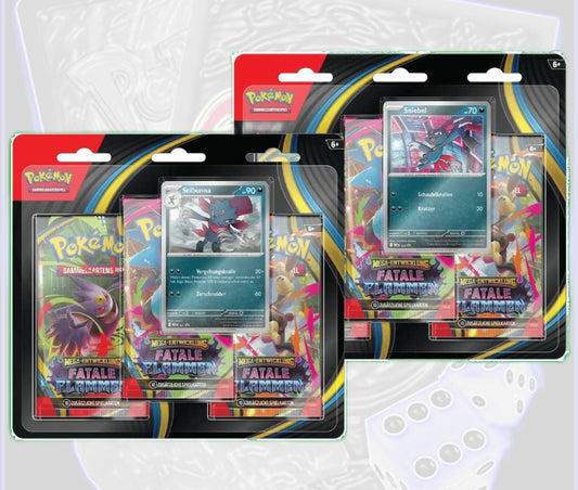 Pokémon Fatale Flammen 3-Pack Blister (DE) - PFL