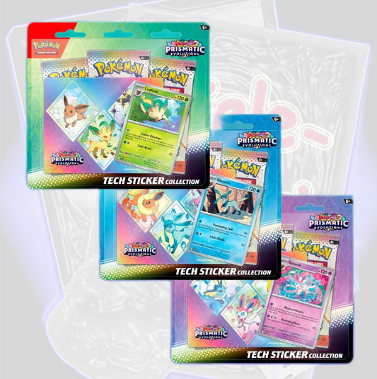 Pokémon Prismatic Evolutions Tech Sticker Collection (EN) KP08.5 PRE